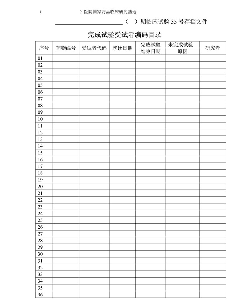 臨床試驗各文件表格模板（含PDF和word免費(fèi)下載）(圖9)